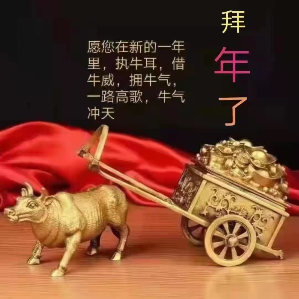 祝大家牛年行大运