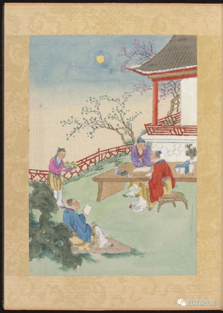 国画里的春节传统习俗