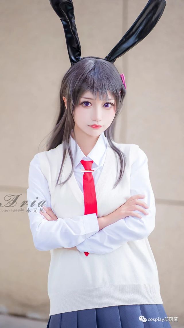 cos:兔女郎麻衣学姐cos正片@神本无尾