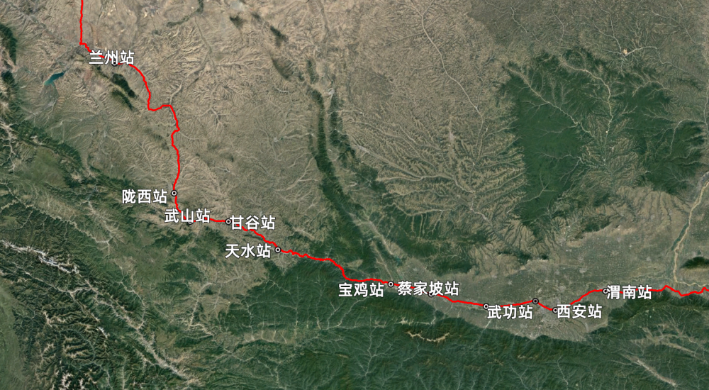 沿宣杭铁路,皖赣铁路,淮南铁路,阜淮铁路,京九铁路,陇海铁路,兰新铁路