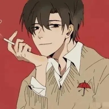 红色系男生头像