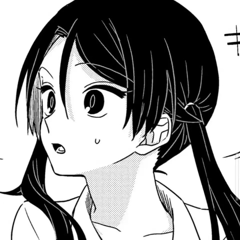 50张绝美的黑白动漫女生头像