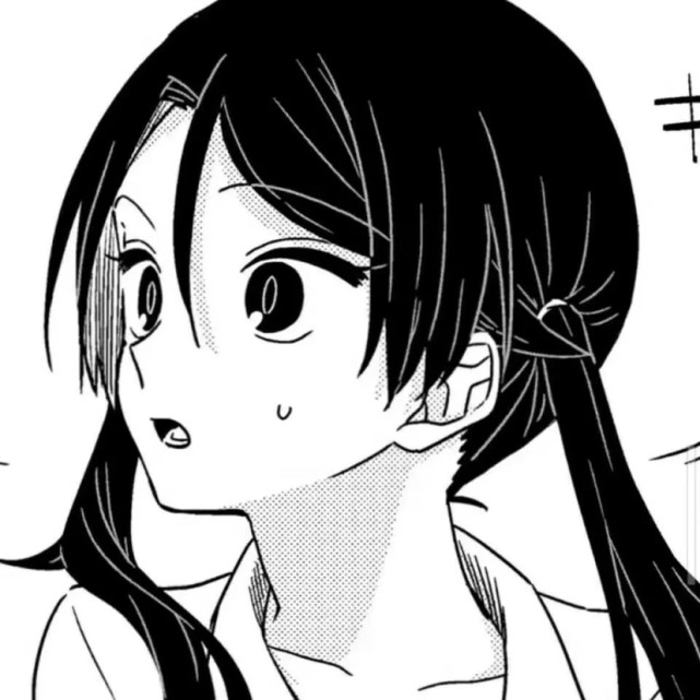 50张绝美的黑白动漫女生头像