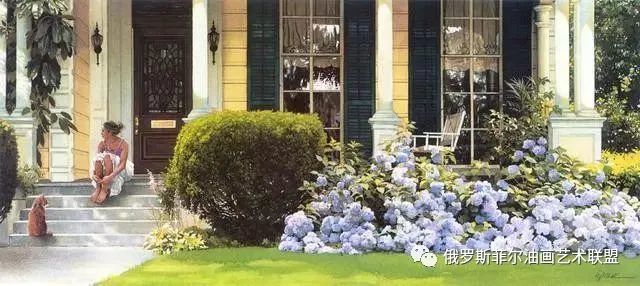 生动的光影在画面流淌～德国女画家heide e presse油画作品欣赏