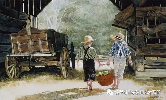 生动的光影在画面流淌～德国女画家heide e presse油画作品欣赏