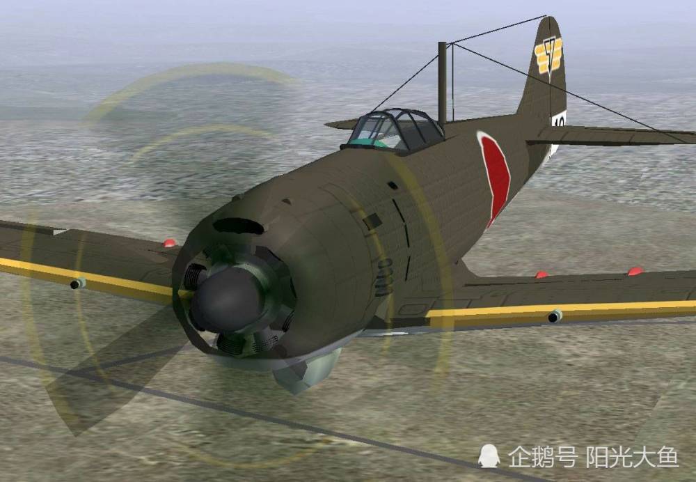 二战小日本战机5-中岛四式ki-84"疾风"战斗机