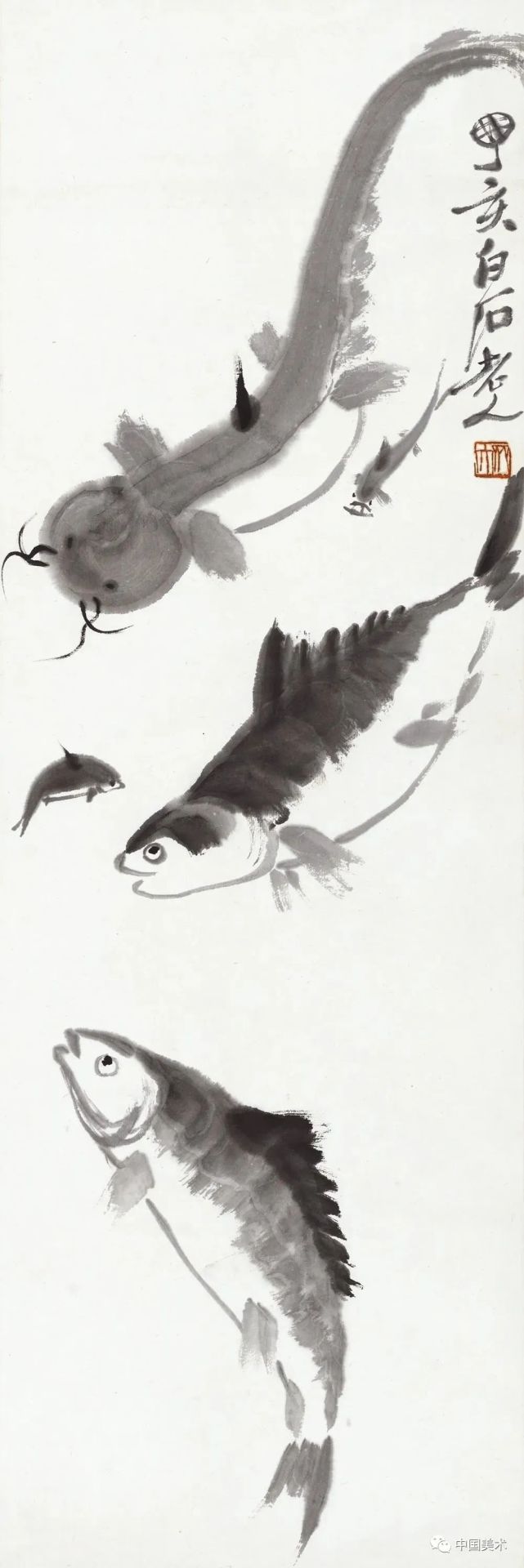 大师画鱼,年年有余!