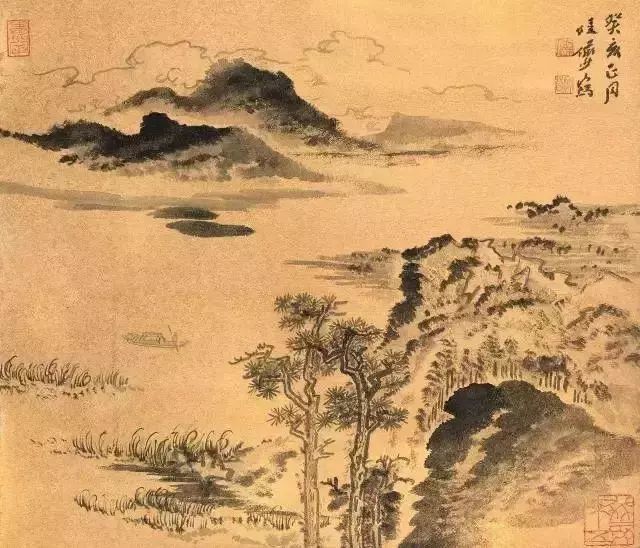 清晨阅读丨陆俨少:山水画题款要和画不即不离