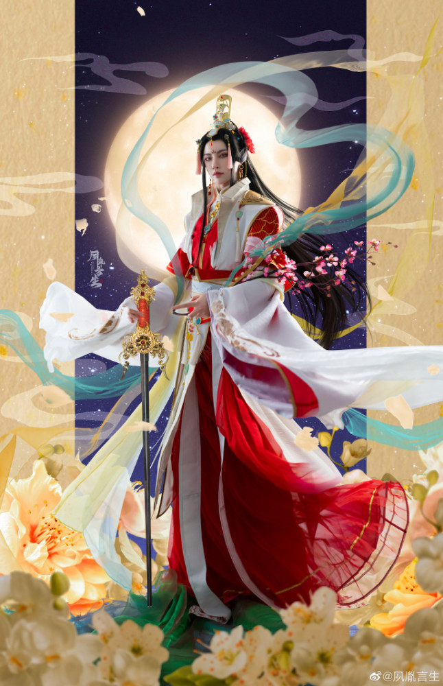 《天官赐福》谢怜cos,电影质感,太子悦神绝美惊动心弦