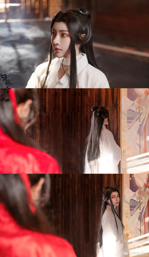 《天官赐福》谢怜cos,电影质感,太子悦神绝美惊动心弦