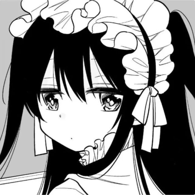 黑白|漫画人物头像