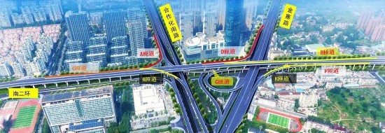 合肥畅通二环西南环改造需要 金寨路高架又一匝道"开