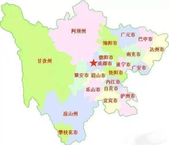 四川21市州人口密度:成都最高,甘孜最少,6市每平方公里超500人