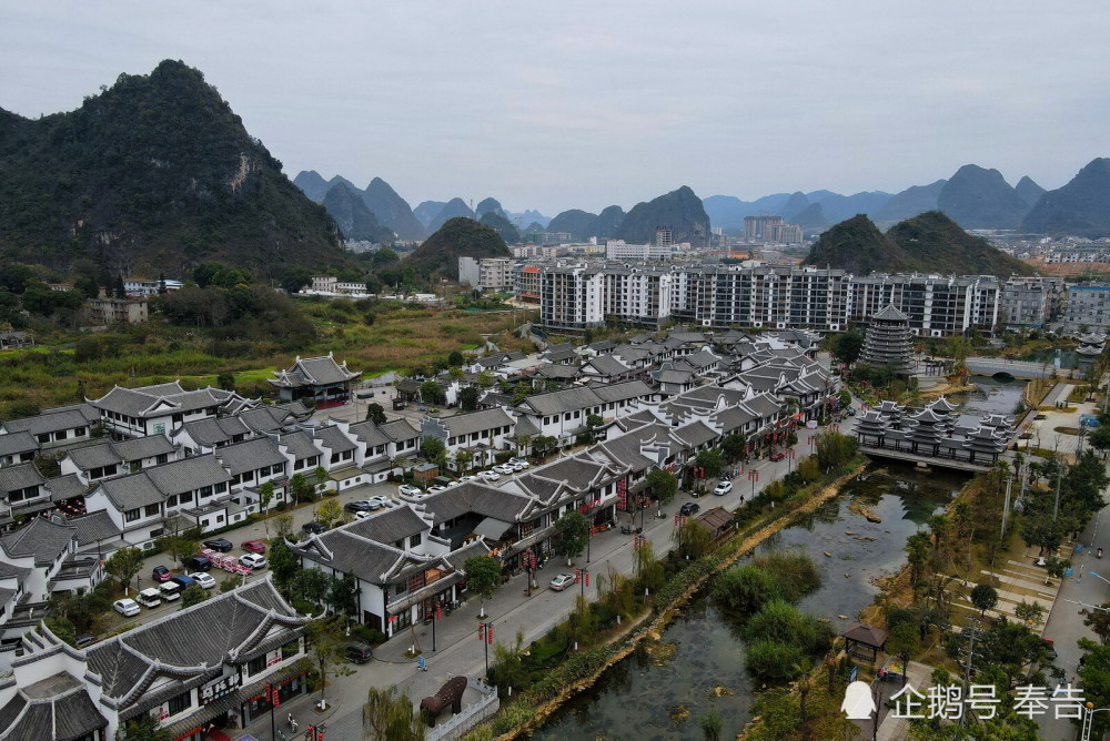 靖西市锦绣古镇是集秀美的自然景观,中越边境文化,独特壮族文化的好