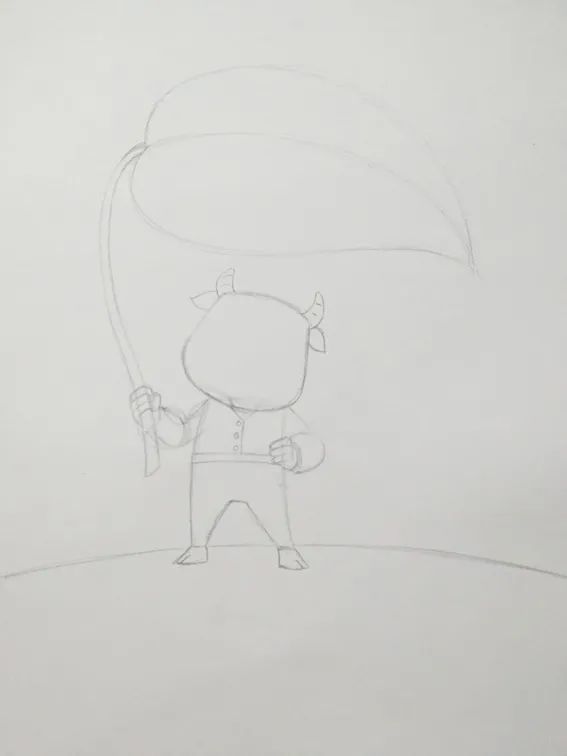少儿美术课程分享 新年雨水节气主题儿童画《春雨》