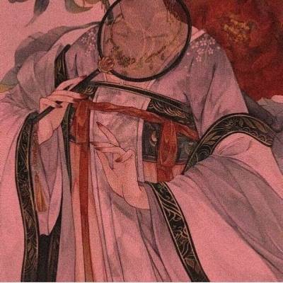 一组古风古韵唯美动漫女生头像