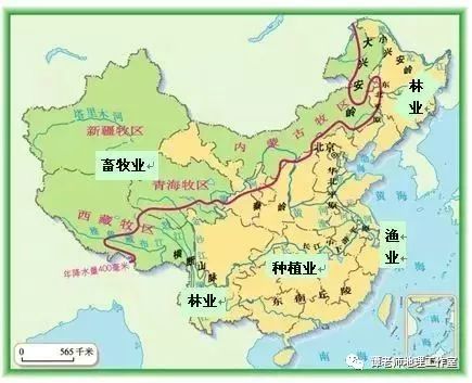 备考干货200条地理分界线图说中国各地理分界线建议收藏