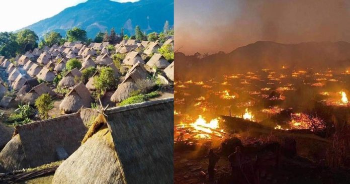 斗球直播:中国最后的原始部落 翁丁村老寨发生严重火灾