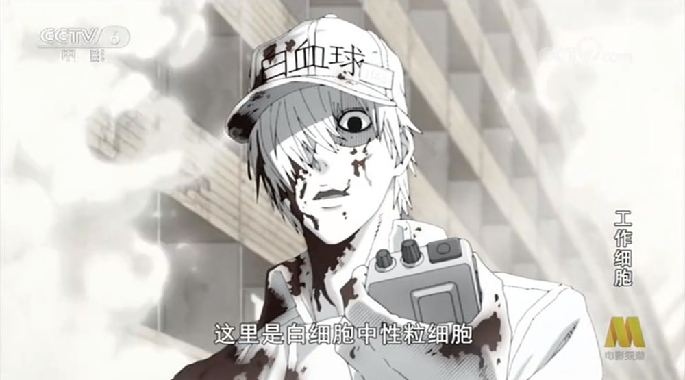 央视六套播出中文版工作细胞,画面遭删减,血液变了颜色