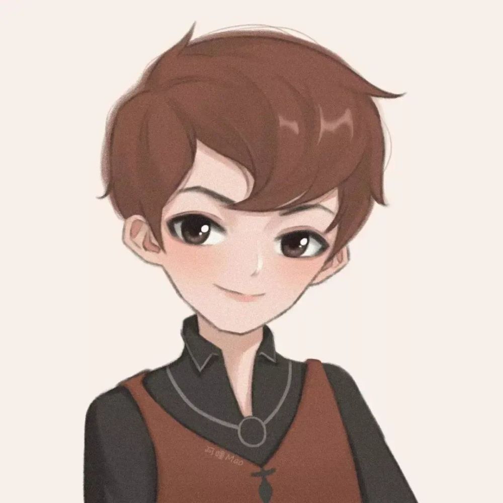 可爱画风迪士尼公主王子情侣头像