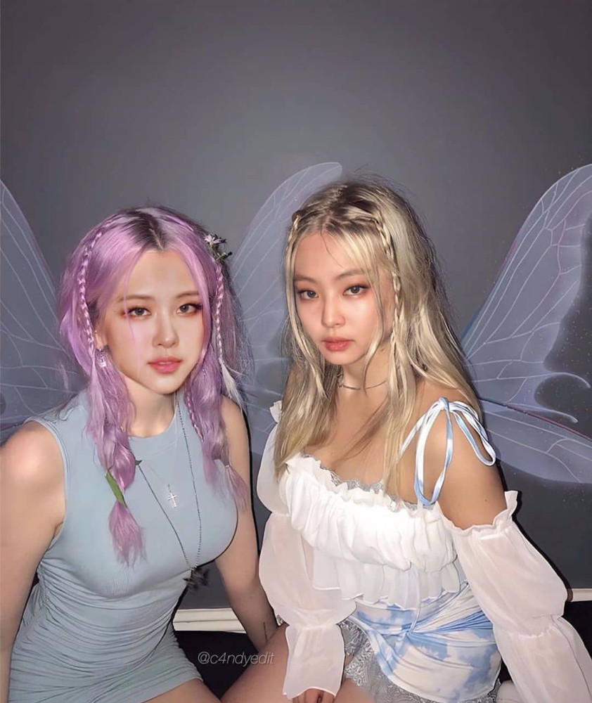 blackpink那些以假乱真的绝美照片荔枝cp化身狐妖双j花仙子