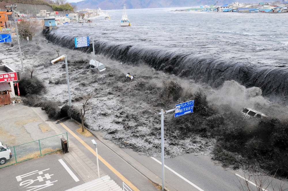 如果50米高的海啸来袭,是跑向内陆,还是迎面扎进水里向上游去?