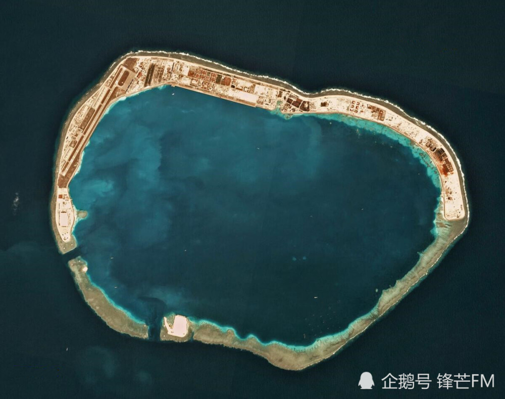 从地图上看,渚碧礁(现在应该叫渚碧岛,以下均相同),美济礁和永暑礁
