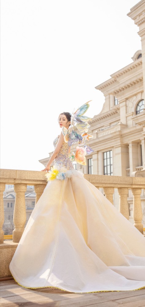 迪丽热巴蝴蝶仙子绝美写真高清壁纸