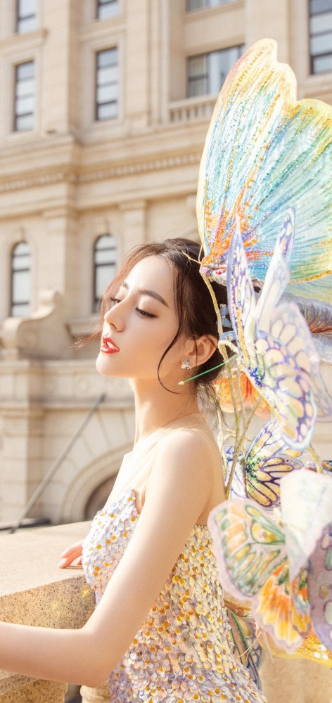 迪丽热巴蝴蝶仙子绝美写真高清壁纸