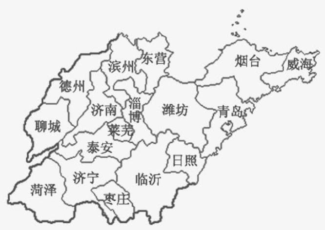 山东地市gdp_山东地市地图
