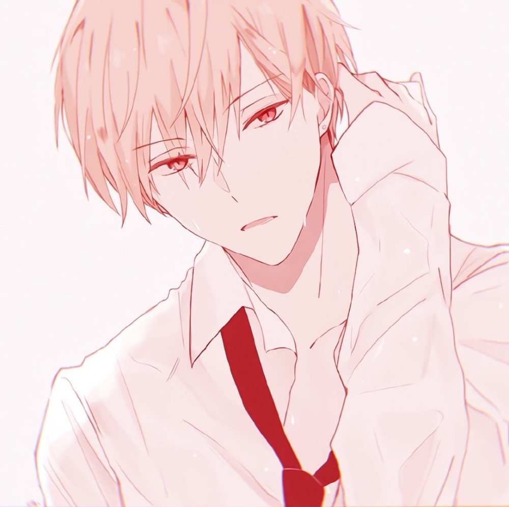 精选动漫男头 温柔如我