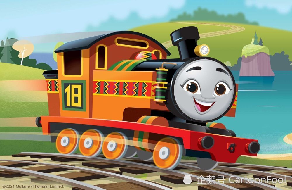 《托马斯与朋友们:全速前进》中除了托马斯,还有四个年轻的小火车