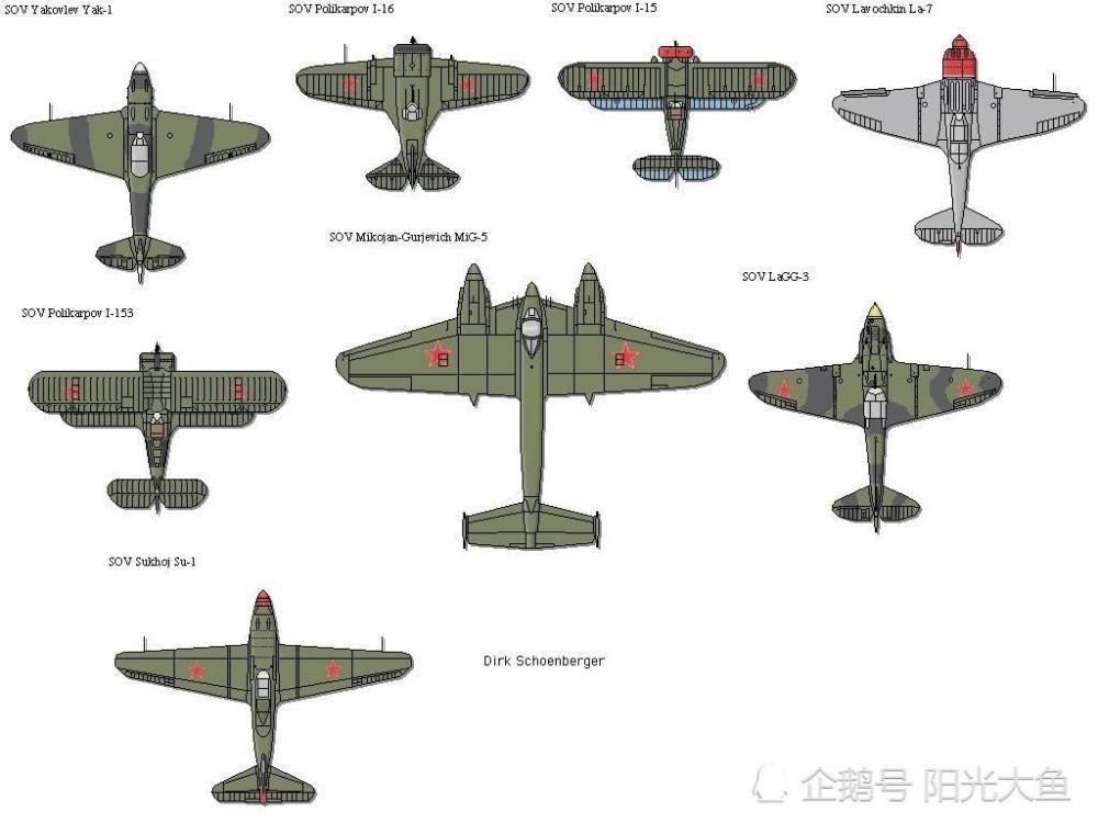二战苏联毛子战机3-雅克-1战斗机
