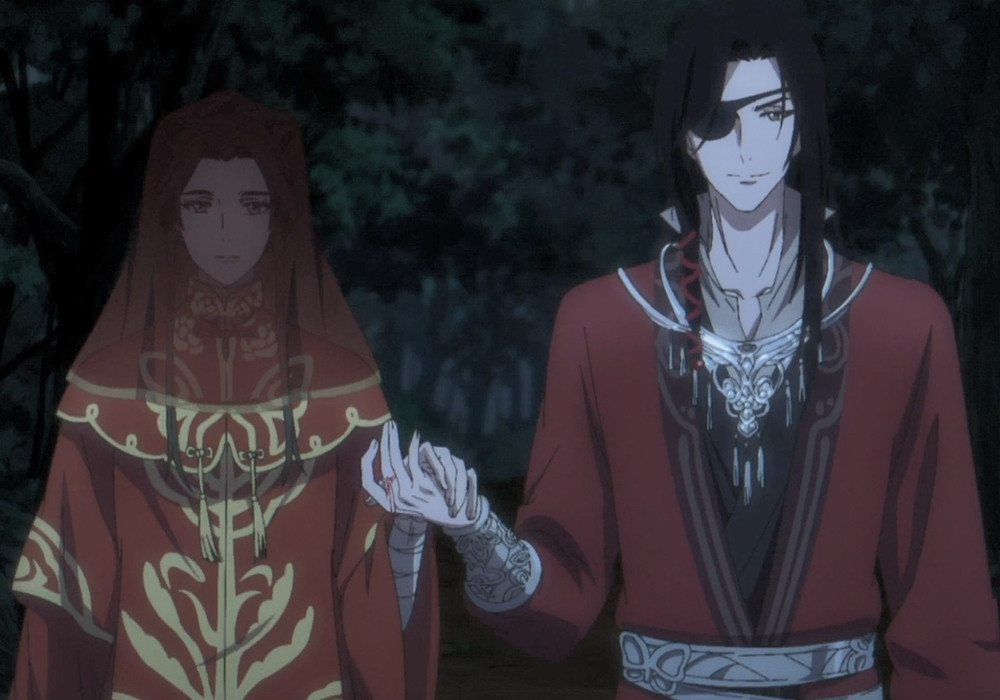 《天官赐福》鬼王花正脸特写,侧脸看非常帅气,辫子改下就更好了