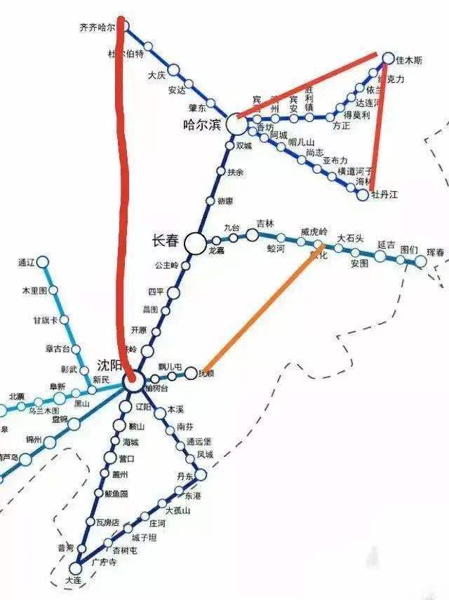 东北应该再修四条高铁