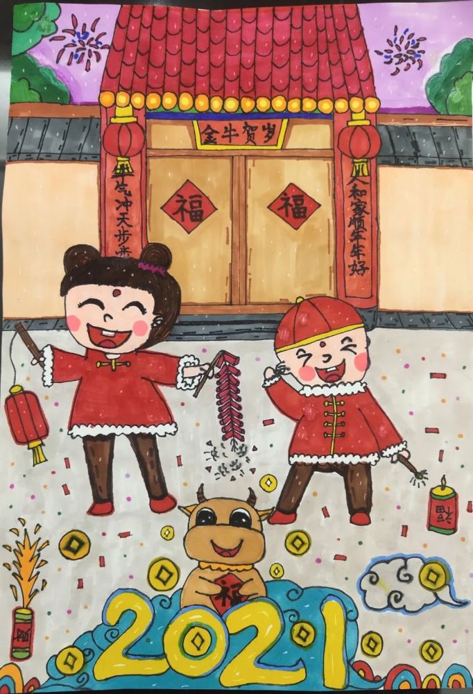 举办的"锡友杯" "迎新春·贺新年"少儿绘画大赛 第三波作品已经出炉