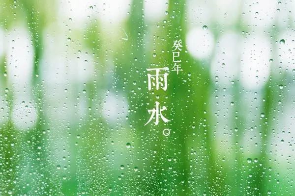 雨水节气简短说说祝福语文案愿你生活如雨得水每天笑雨连连