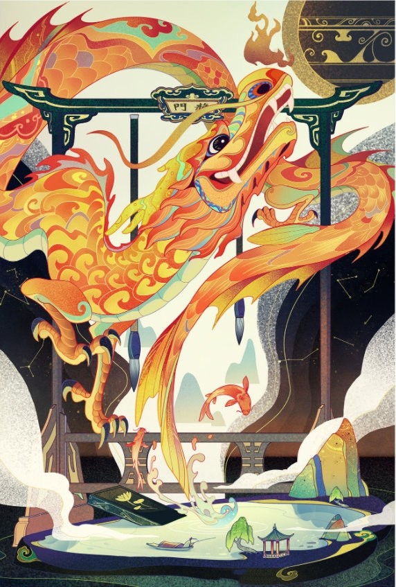 十二生肖中国风壁纸,传统文化与二次元融合,二次元古风美图