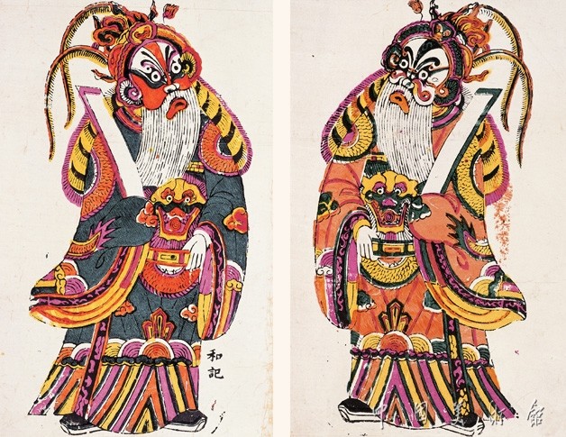 年画里的门神 中国传统文化