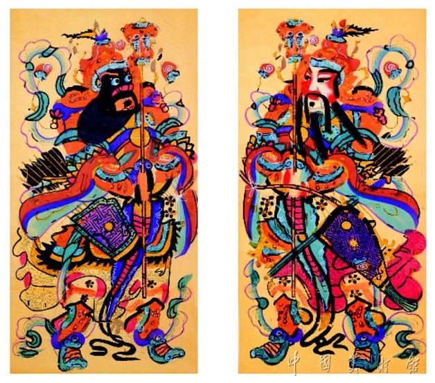 年画里的门神 中国传统文化