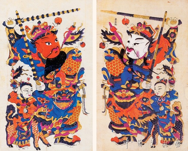 年画里的门神中国传统文化