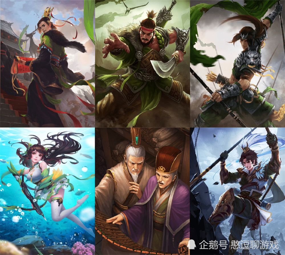 三国杀浅谈画师dh原画四把手前期日漫风像k神后期唯美似木美人