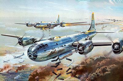 美国b-29超级空中堡垒轰炸机