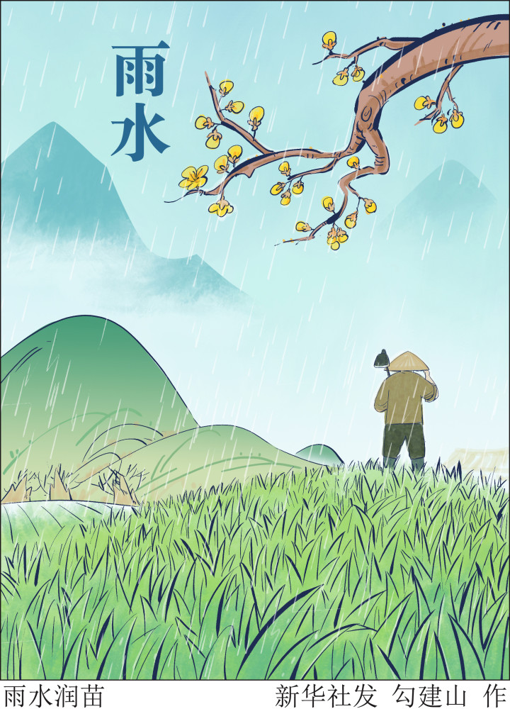 (图表·漫画)【二十四节气·雨水】雨水润苗