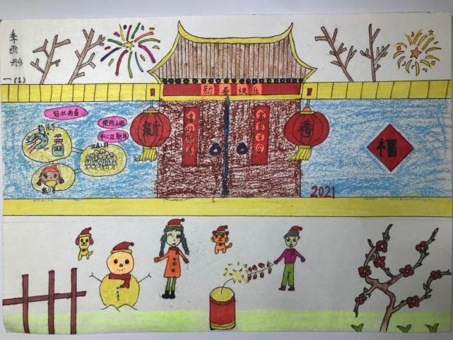 举办的"锡友杯" "迎新春·贺新年"少儿绘画大赛 已有三波作品陆续