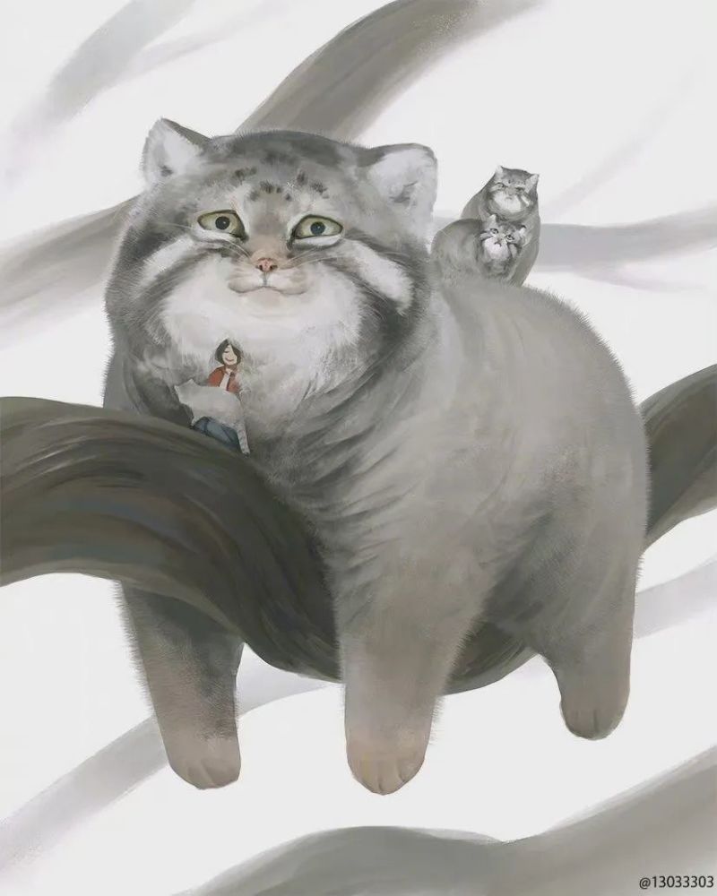 日本插画师もの久保monokubo暖暖的萌宠插画