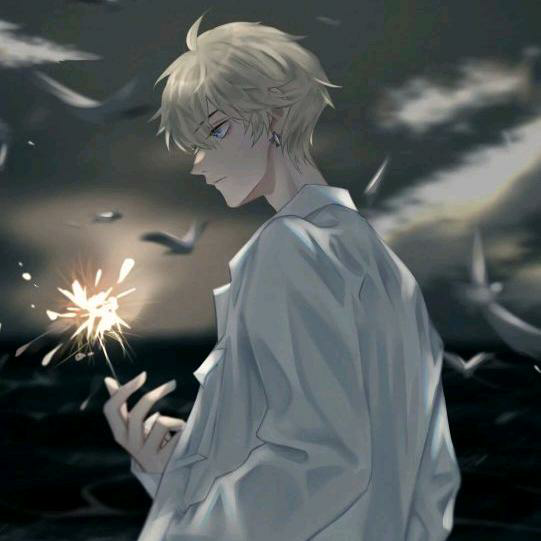 清新干净动漫二次元男生头像