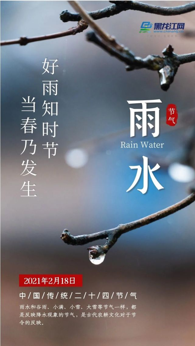 迎来雨水节气