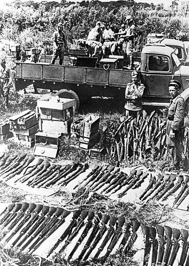 70万日本关东军被苏联红军迅速打败后,关东军的武器装备最后流向何方?