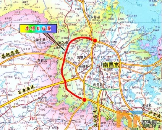 2023年完工!南昌绕城高速公路西二环环评正式公示!